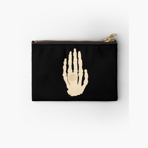 Item preview, hamsa skeleton - black designed and sold by SaharBareket.