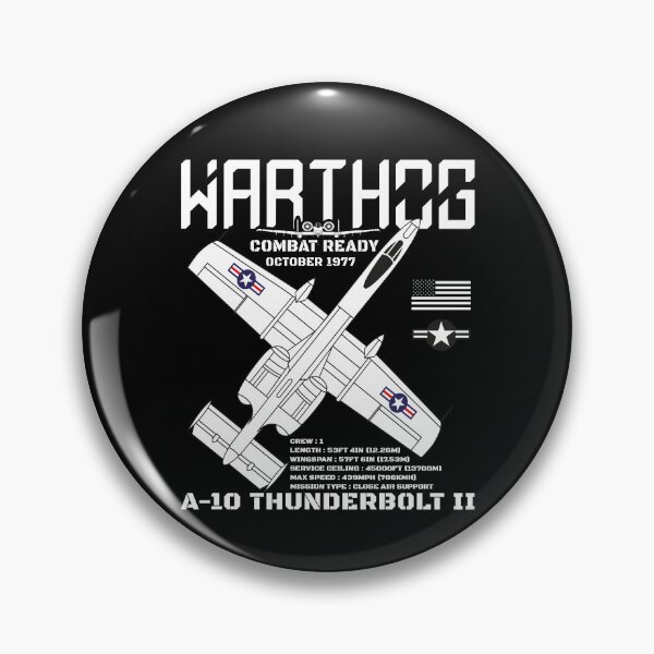 Item preview, A-10 Warthog Fighter Jet Specs Military Airplane Warthog Gear designed and sold by DynamicDesign.