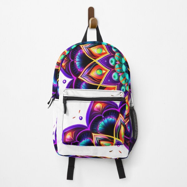 Item preview, Neon Flower with purple fractal pattern designed and sold by Atelier-Arcano.