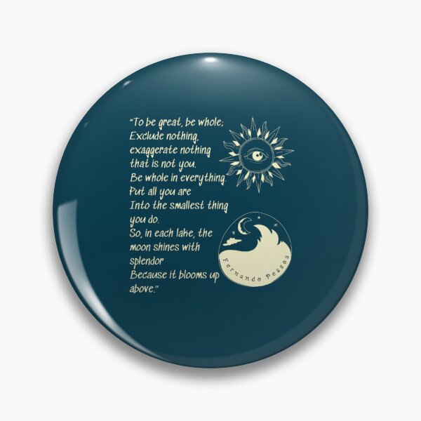 Item preview, Fernando Pessoa quoteTo be great, be whole designed and sold by JewelsRareShop.