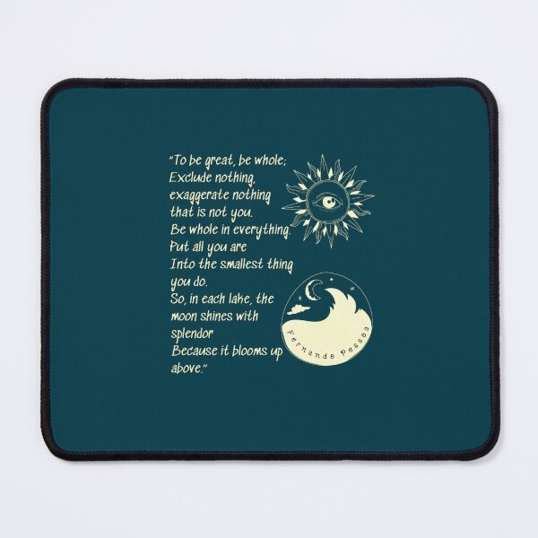 Item preview, Fernando Pessoa quoteTo be great, be whole designed and sold by JewelsRareShop.