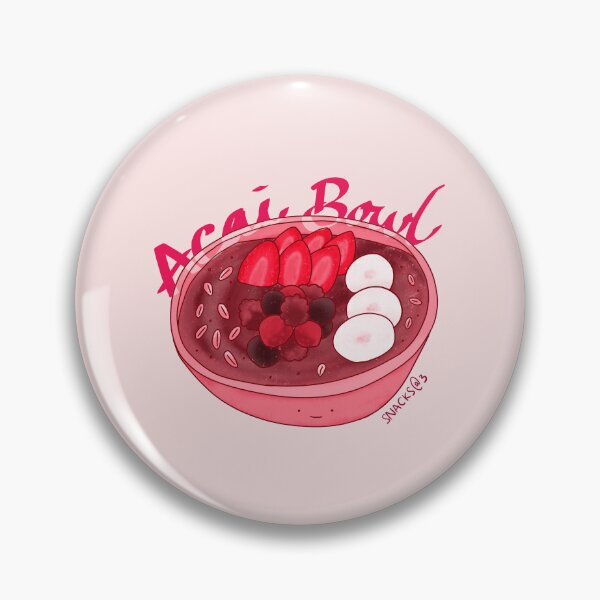 Item preview, PINK Acai Bowl with wordings designed and sold by Snacks-At-3.