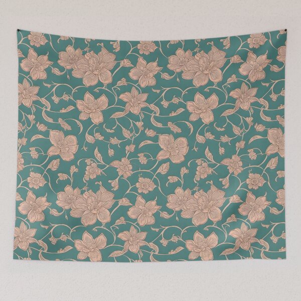 Item preview, Thai Floral Pattern: Exotic Elegance designed and sold by LittlPepper.