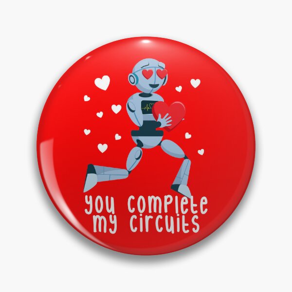 Artikelvorschau, You Complete My Circuits Robot Valentine Engineer Robotics Gear entworfen und verkauft von DynamicDesign.