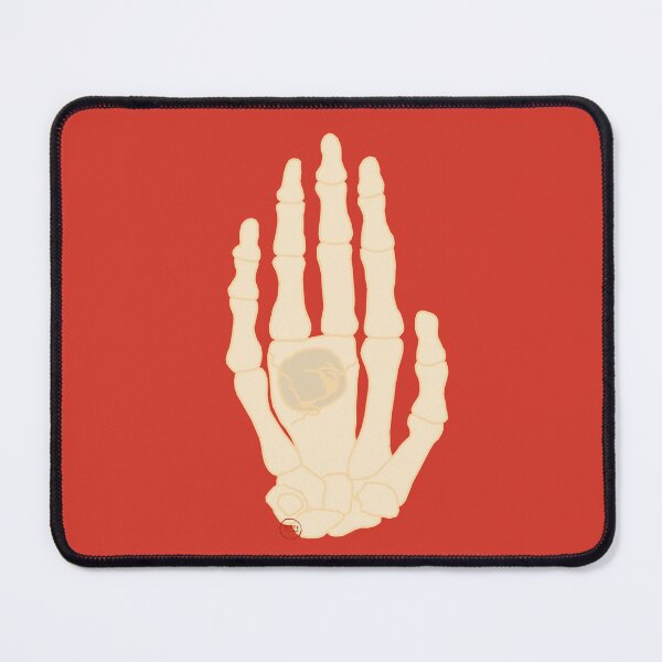 Item preview, hamsa skeleton - red designed and sold by SaharBareket.