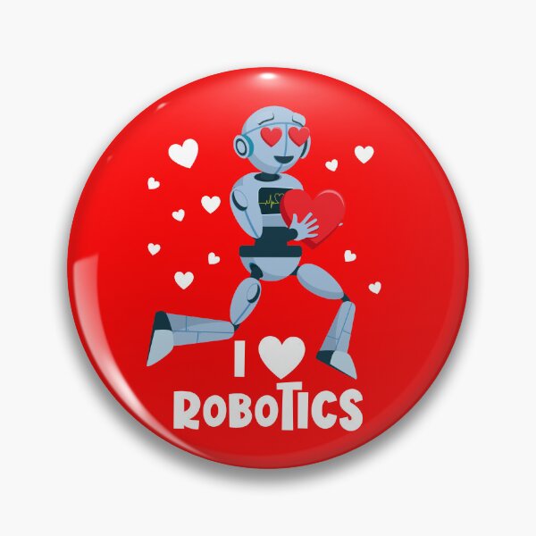 Item preview, I Love Robotics Red Heart Robot Engineer Love Robotics Gear designed and sold by DynamicDesign.