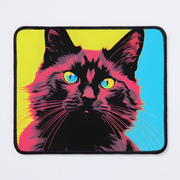 Item preview, Somali cat portraits drawing. animal colorful. Animal throw pillow. designed and sold by formform.