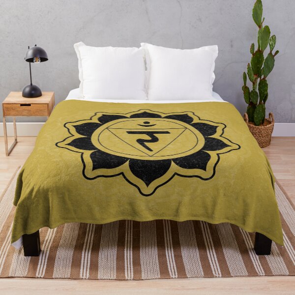 Item preview, Solar Plexus Chakra Mandala - Saffron + Coal designed and sold by Irene Estelle.