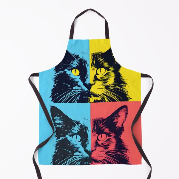 Item preview, Somali cat portraits drawing. animal colorful. Animal throw pillow. designed and sold by formform.