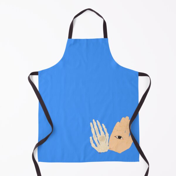 Item preview, hamsa anatomical and skeleton - blue designed and sold by SaharBareket.