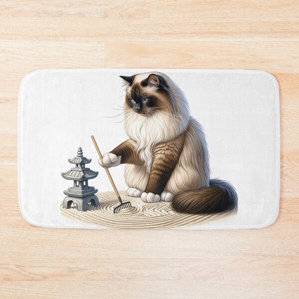 Item preview, Birman Cat Zen Master - Funny Cat designed and sold by vogocom.