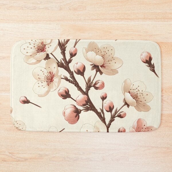 Item preview, Cherry Bloosom Pattern Print designed and sold by PinUpPizzazz.