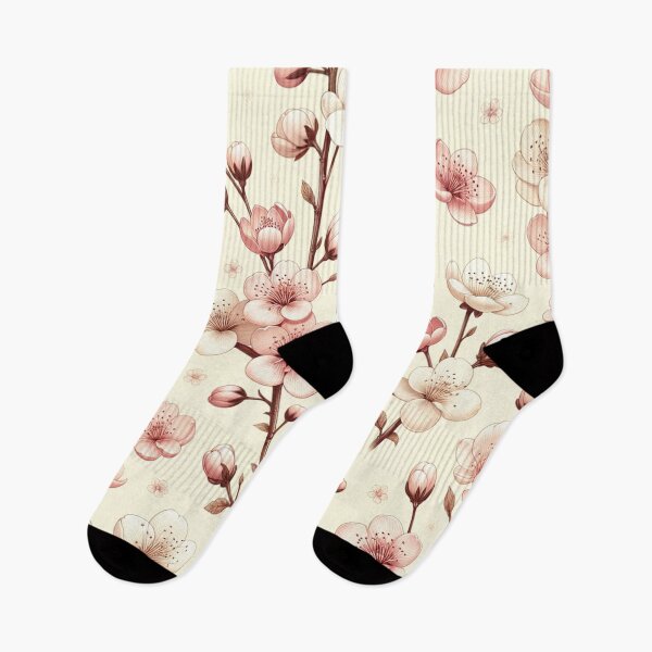 Item preview, Cherry Blossom Pattern Print designed and sold by PinUpPizzazz.