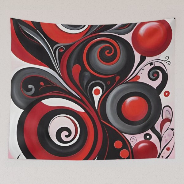 Item preview, black and red spherical design designed and sold by optimusprime39.