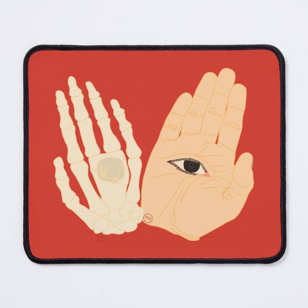 Item preview, hamsa anatomical and skeleton - red designed and sold by SaharBareket.