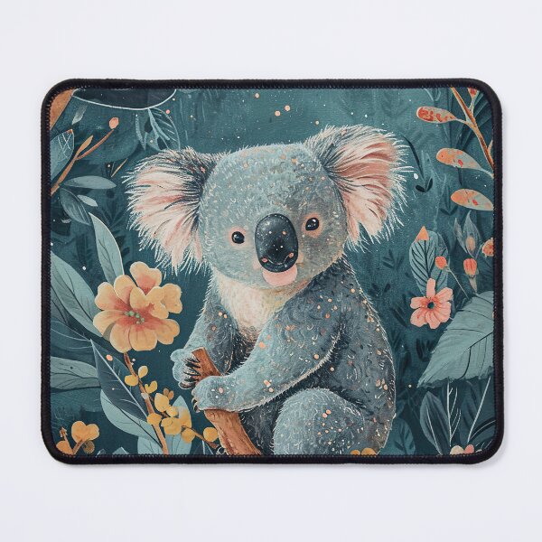Item preview, koala in flowers designed and sold by ururuty.