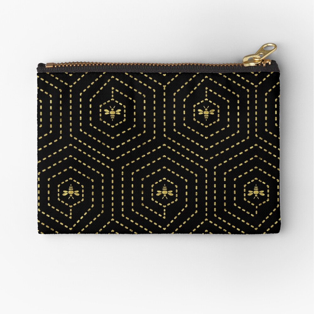 Honeycomb Home Zipper Pouch
