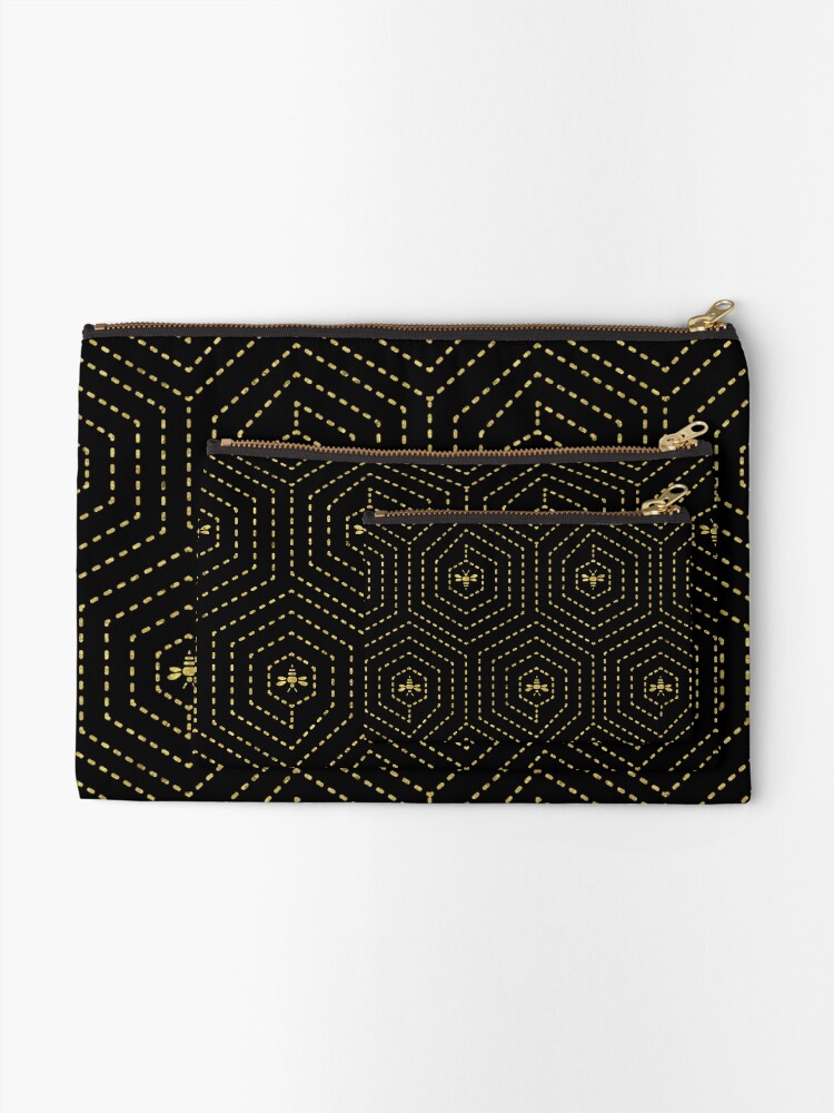 Alternate view of Honeycomb Home Zipper Pouch