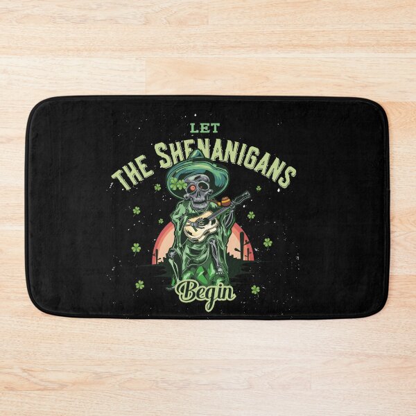 Item preview, Vintage Let The Shenanigans Begin Skull Guitar St Patrick's Day  designed and sold by NewAdventure.