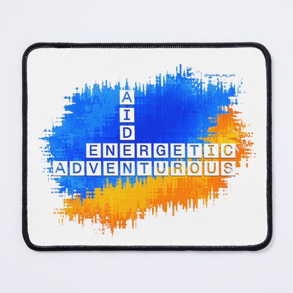 Item preview, Aiden, Energetic and Adventurous Crossword designed and sold by words-my-art.
