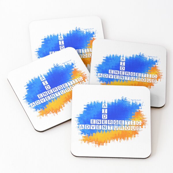 Item preview, Aiden, Energetic and Adventurous Crossword designed and sold by words-my-art.