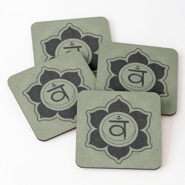 Item preview, Sacral Chakra Mandala - Sage + Coal designed and sold by Irene Estelle.
