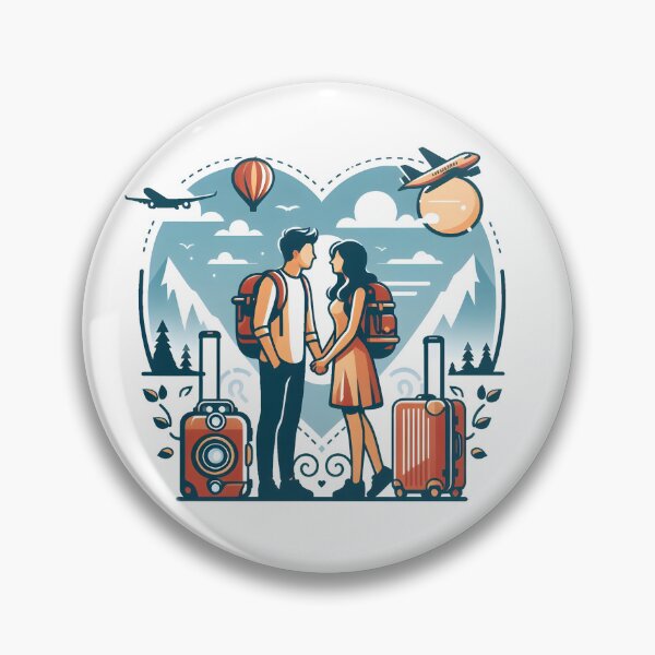 Item preview, Newly married couple in travel for honeymoon  designed and sold by vectorillus.