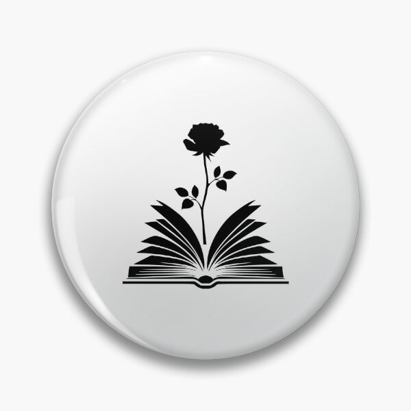 Artikelvorschau, Offenes Buch mit Blumen entworfen und verkauft von savAUNT.