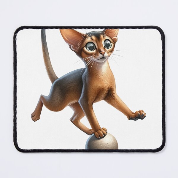 Item preview, Abyssinian Cat Balancing Act - Funny Cat designed and sold by vogocom.