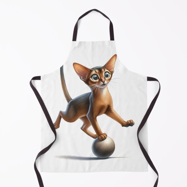 Item preview, Abyssinian Cat Balancing Act - Funny Cat designed and sold by vogocom.