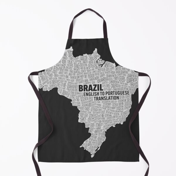 Item preview, Map of Brazil: English to Portuguese Translation designed and sold by amymay0725.