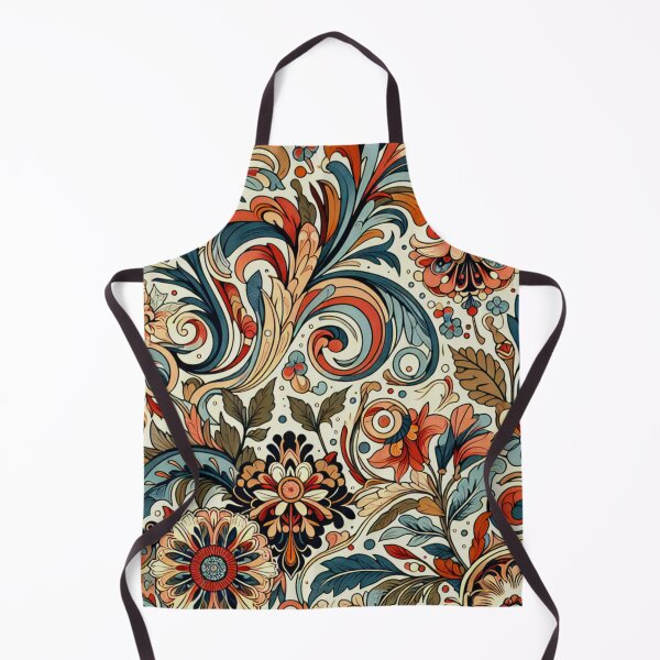 Item preview, Art Nouveau Bohemian Floral Vintage Pattern designed and sold by HippieFarms11.
