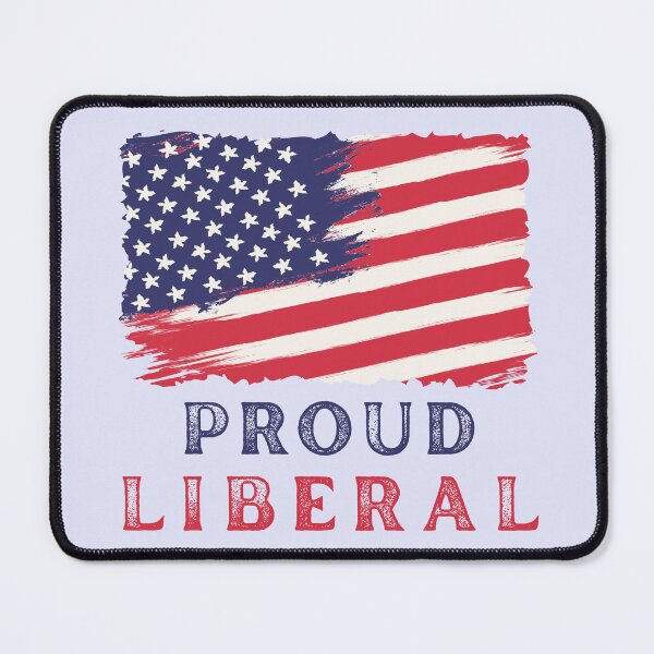 Item preview, American Flag with Proud Liberal Voter designed and sold by OneFineGem.