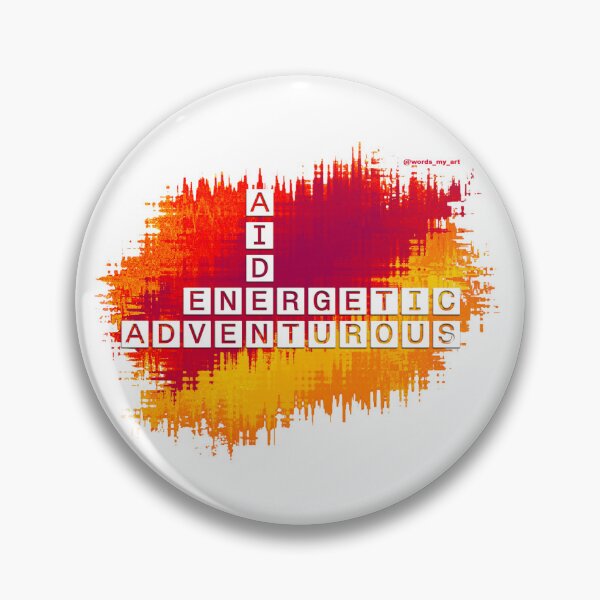 Item preview, Aiden, Energetic and Adventurous Crosswords designed and sold by words-my-art.