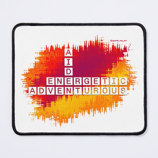 Item preview, Aiden, Energetic and Adventurous Crosswords designed and sold by words-my-art.