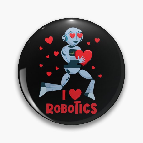 Item preview, I Love Robotics Red Heart Robot Engineer Love Robotics Gear designed and sold by DynamicDesign.