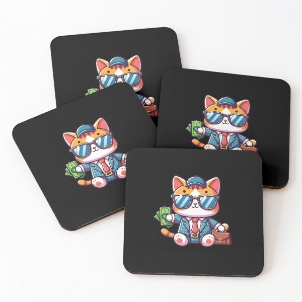 Item preview, cash is king cat business designed and sold by SOMI SOMI.