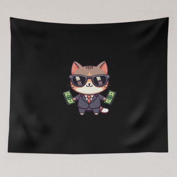 Item preview, cash is king with cat money designed and sold by SOMI SOMI.