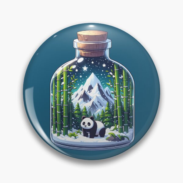Item preview, Panda in a Bottle designed and sold by stickyfoot.
