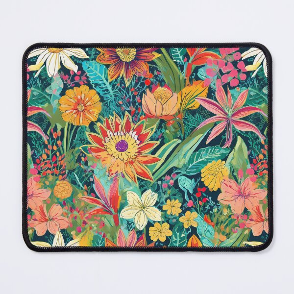Item preview, A floral pattern of a mix of flowers designed and sold by ellinnur.