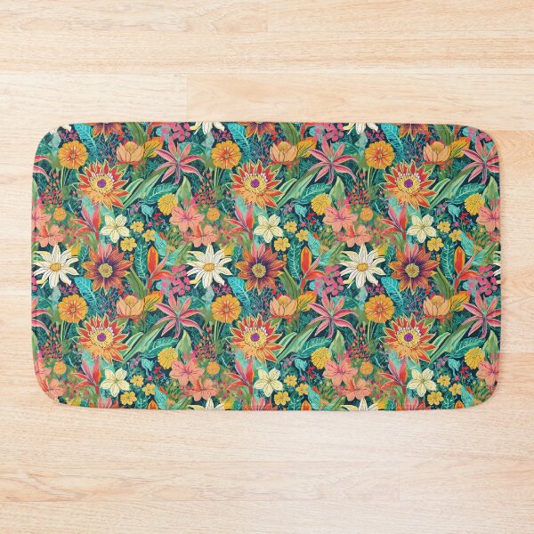 Item preview, A floral pattern of a mix of flowers designed and sold by ellinnur.