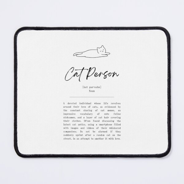 Item preview, Cat Person Definition designed and sold by GildedC.