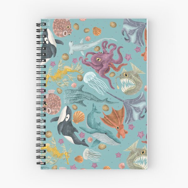 Item preview, Ocean Life Pattern Light Blue designed and sold by smoothfoxill.
