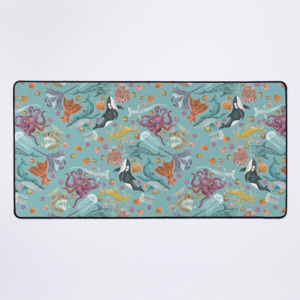 Item preview, Ocean Life Pattern Light Blue designed and sold by smoothfoxill.