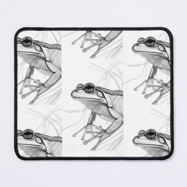 Item preview, Frog in Harmony: Abstract Dance of Lines and Colors designed and sold by Piotrek0001.