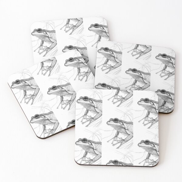 Item preview, Frog in Harmony: Abstract Dance of Lines and Colors designed and sold by Piotrek0001.