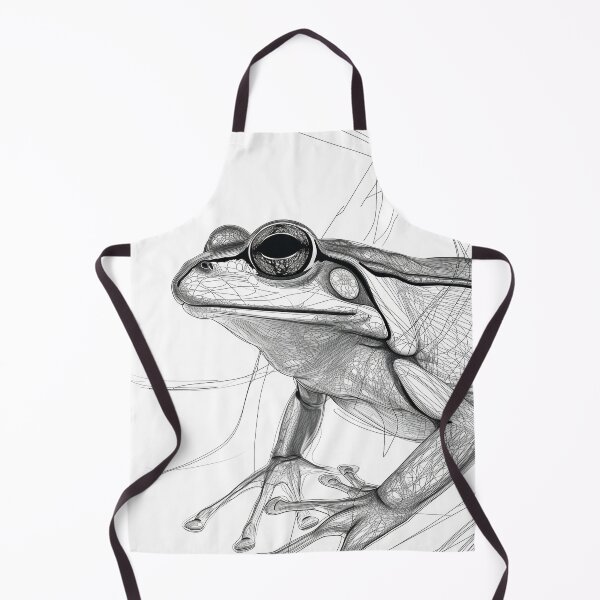 Item preview, Frog in Harmony: Abstract Dance of Lines and Colors designed and sold by Piotrek0001.