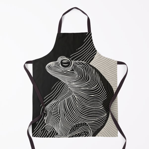 Item preview, Frog in Harmony: Abstract Dance of Lines and Colors designed and sold by Piotrek0001.