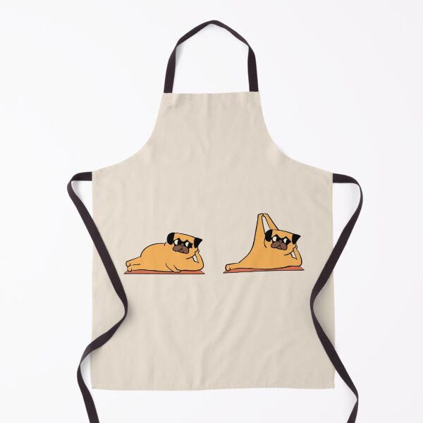 Item preview, Pug Yoga Sleeping Vishnu Pose designed and sold by Huebucket.