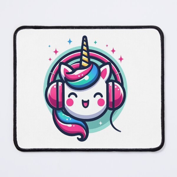 Item preview, Unicorn Melodies: Unicorn with Headphone designed and sold by maheart83.
